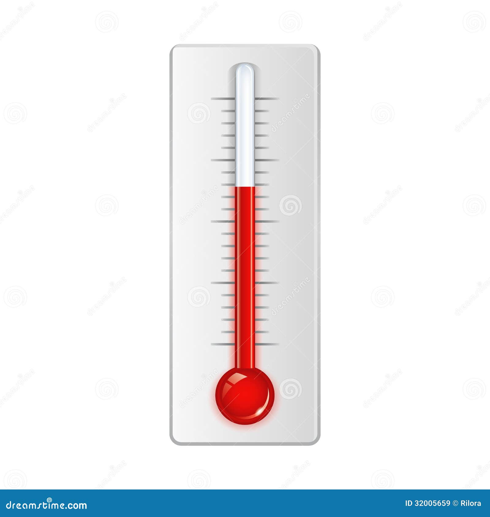 vector thermometer isolated white background 32005659