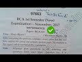 bca 1st semester maths Bca 1st sem mathematics previous year question
paper mdu || #