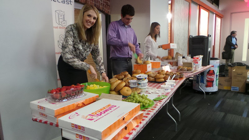 Dunkin Donuts at Social Media Breakfast #SMB32