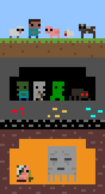 This came out better than expected: Minecraft De-Pixelart 