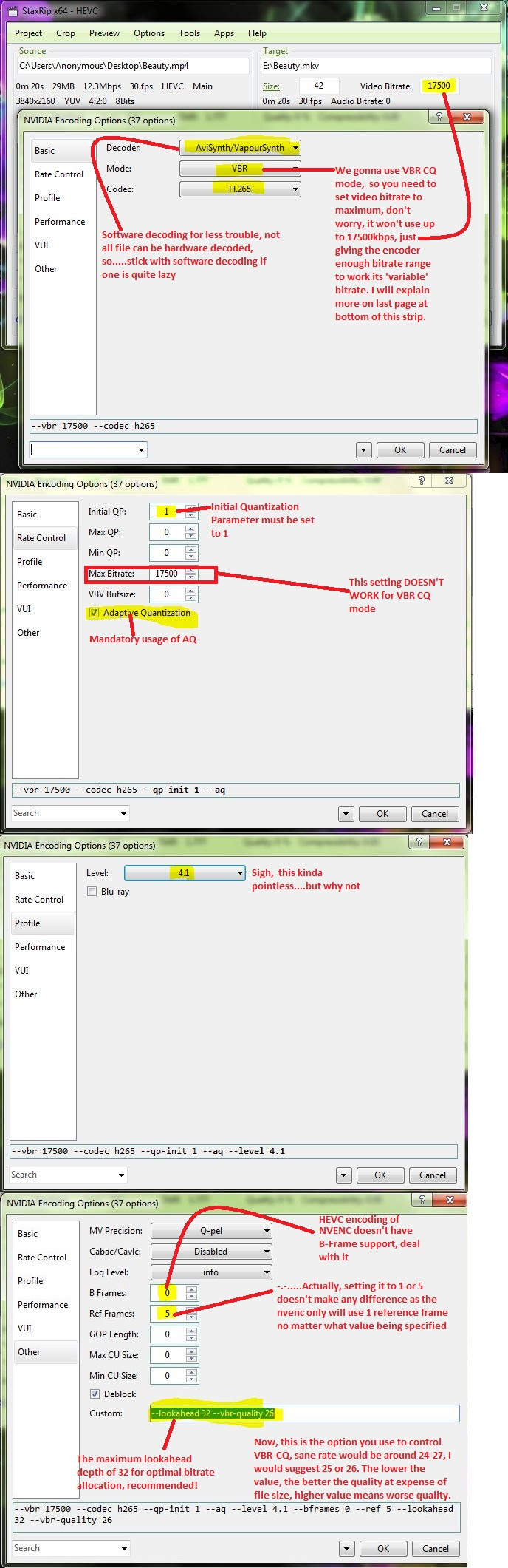 Crf For Nvenc Video Codec And Optical Flow Sdk Nvidia Developer Forums