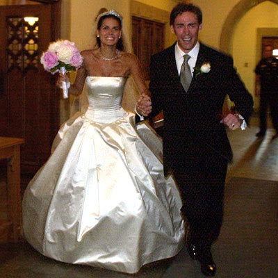 Former Law and Order star Angie Harmon and former New York Giants defensive 