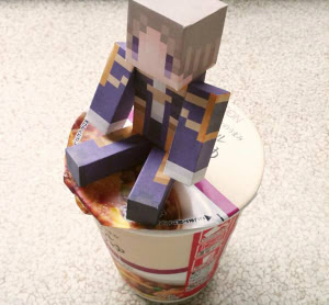 マインクラフトのスキンでペーパークラフトを作る Chouato
