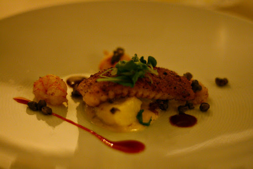Skate with Shrimp and Roasted Artichokes