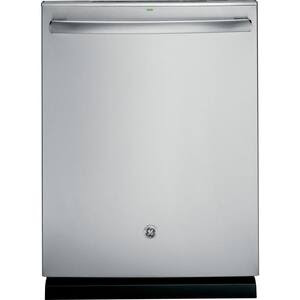GE 24 in. Top Control Dishwasher in Stainless Steel with ...