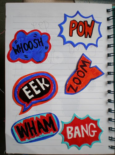 Shrinky Dink Pow Before