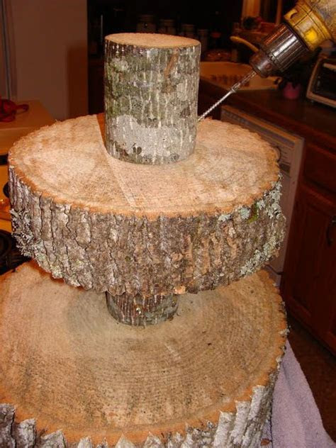 diy tree cupcake stand food  pinterest
