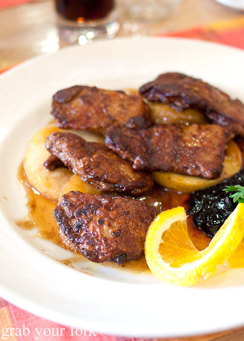 Goose liver at Victoria Pizza, Sofia, Bulgaria