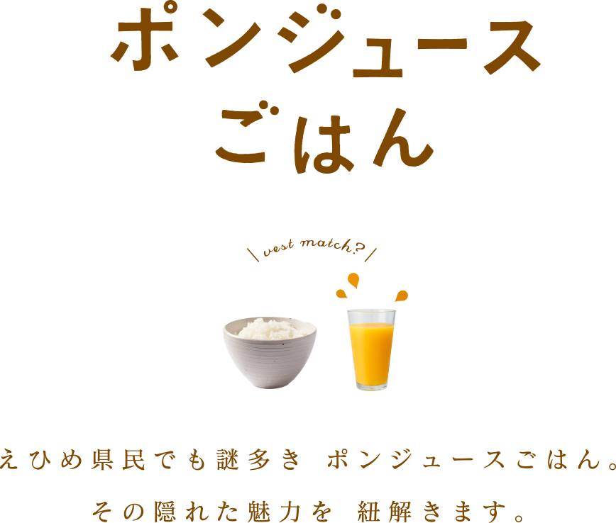 ポンジュースごはん ポン De クッキング
