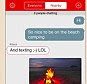 The FireChat app, pictured, uses Apple's iOS 7 Multipeer Connectivity Framework to turn create a network of phone users without using mobile signal