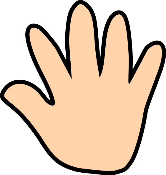 Download Handprint Coloring Page - ClipArt Best