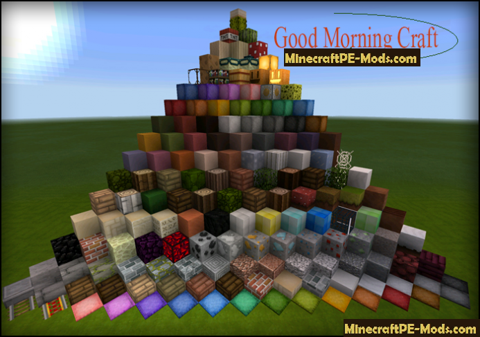 Good Morning Craft Texture Pack For MCPE iOS/Android Download