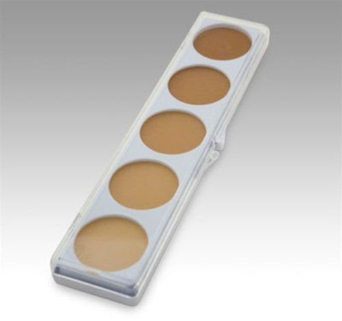 Cheap Mehron Make Up 5 Color Mask Cover Pallet Olive Series M102LM-OP 102