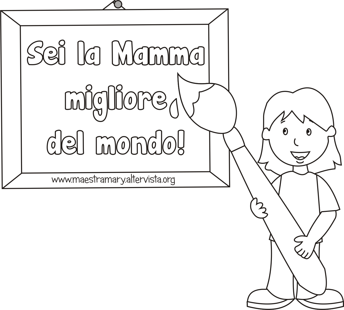 disegni festa della mamma