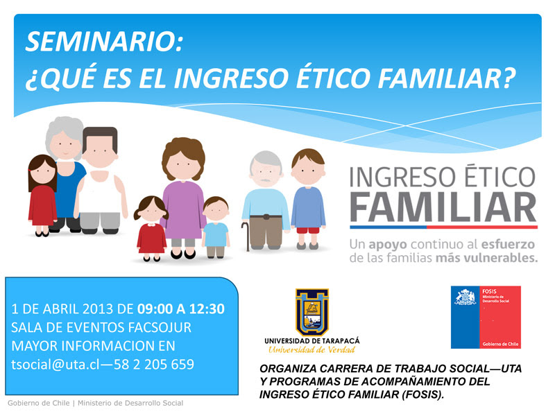 Seminario: ¿Qué es el ingreso ético familiar?