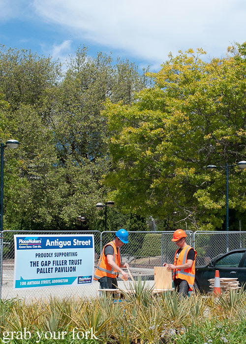 summer pallet pavilion christchurch gap filler