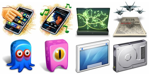 フリーのmac Os X用アイコン ミクシィ日記