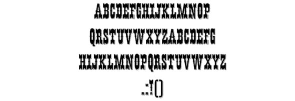 HFF Young Wanna western Font
