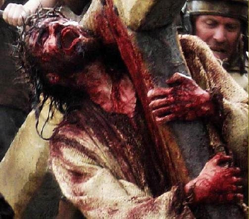 jesus cross images. nailing jesus to cross