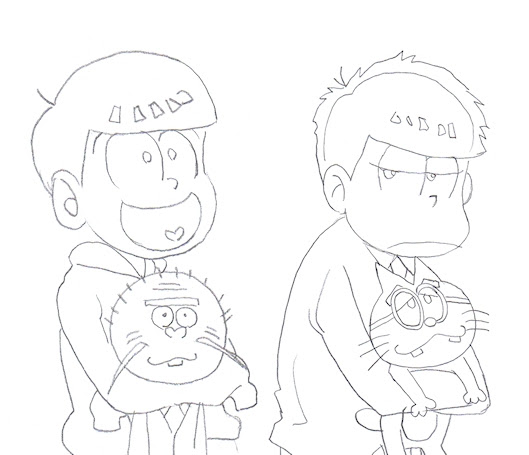 おそ松さん でカラーな六つ子キター 読書とジャンプ