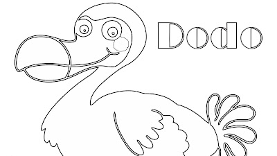 Waiting Bird Coloring Pages