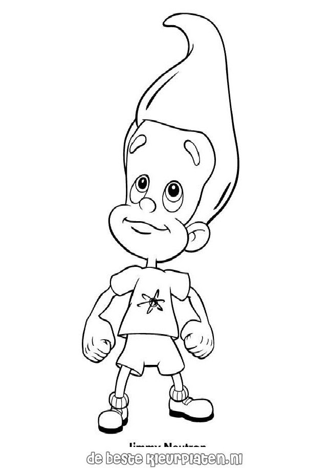 JimmyNeutron003 - Printable coloring pages