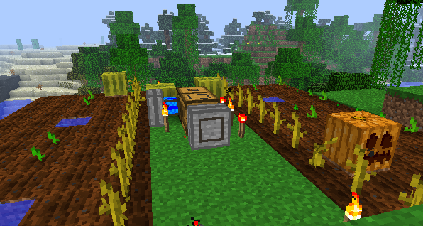 スイカ カボチャ畑の作成 Ffm解説 Mod攻略 みね缶 Minecraft マインクラフト Mod解説 攻略サイト