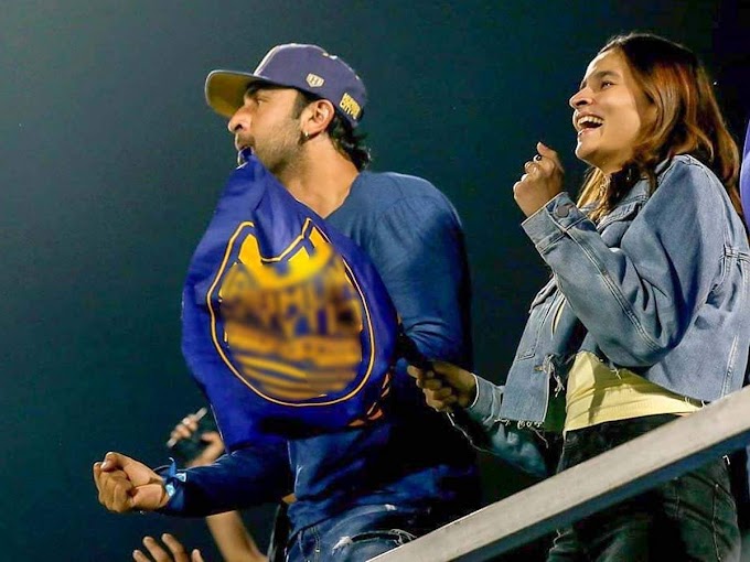 Photo: Alia cheers for Ranbir's football team