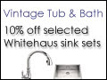 ALWAYS Free Ground Shipping - Shop VintageTub.com!