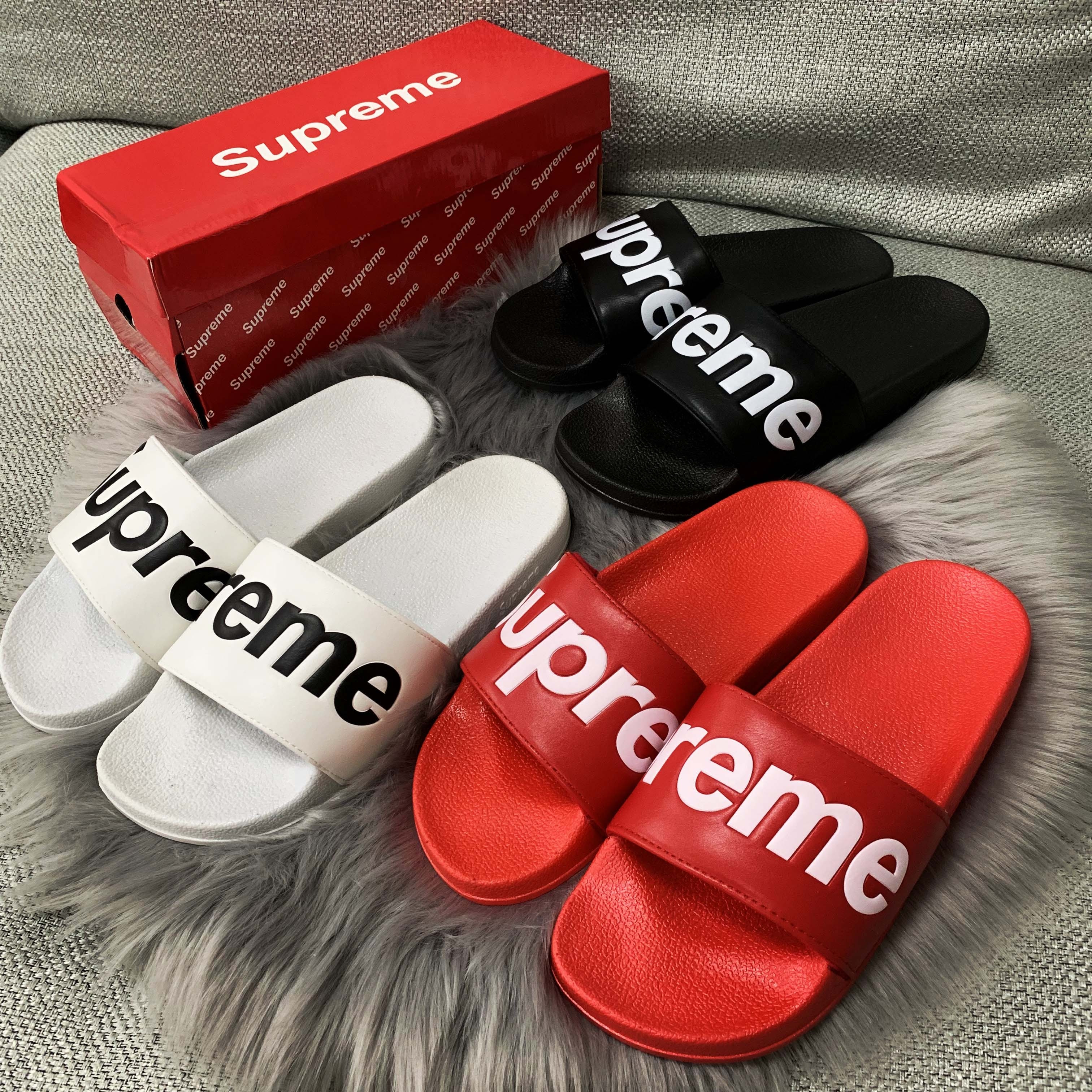 Lv Supreme スリッパ ブランド 人気サンダル ペア おしゃれ 滑り止め男女兼用