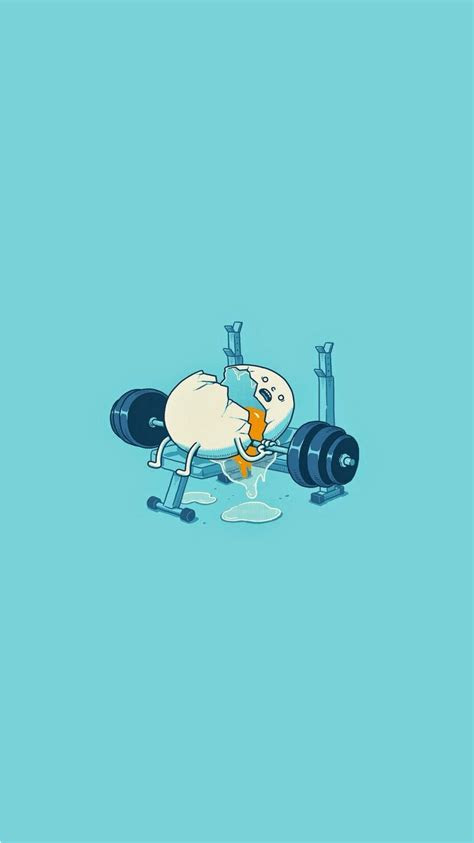 egg workout accident funny iphone  wallpaper hd
