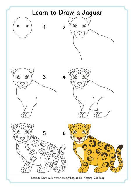 learn  draw  jaguar cheetah drawing cute drawings animal drawings