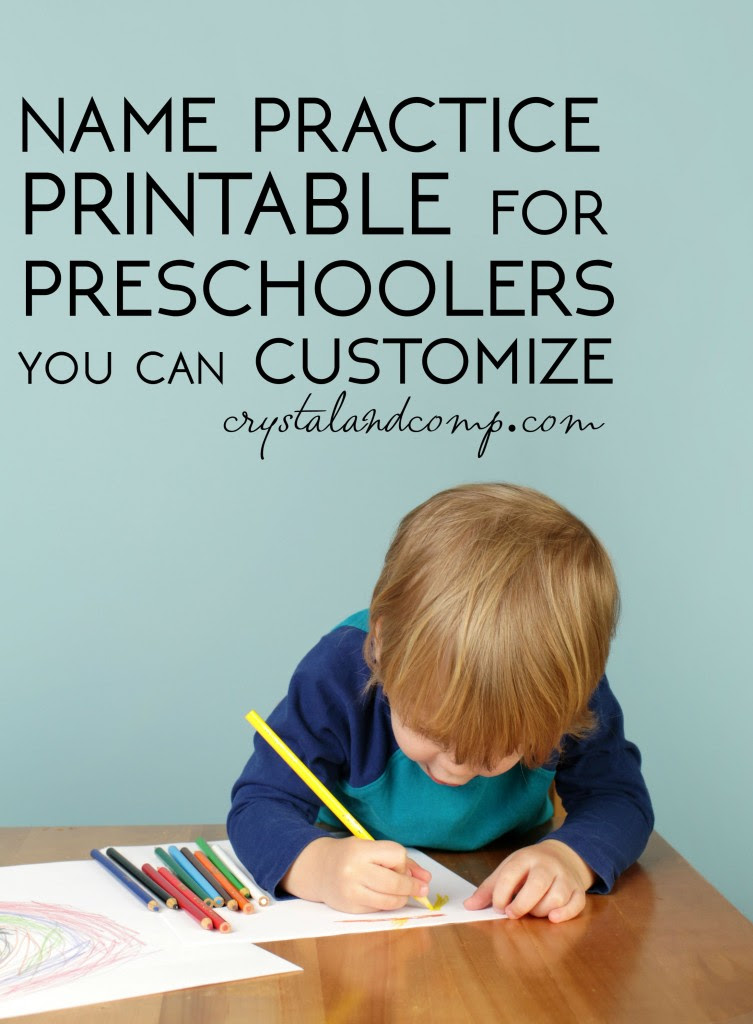 preschool name worksheet Name Learn  Free Deals  Printables Your Homeschool FREE