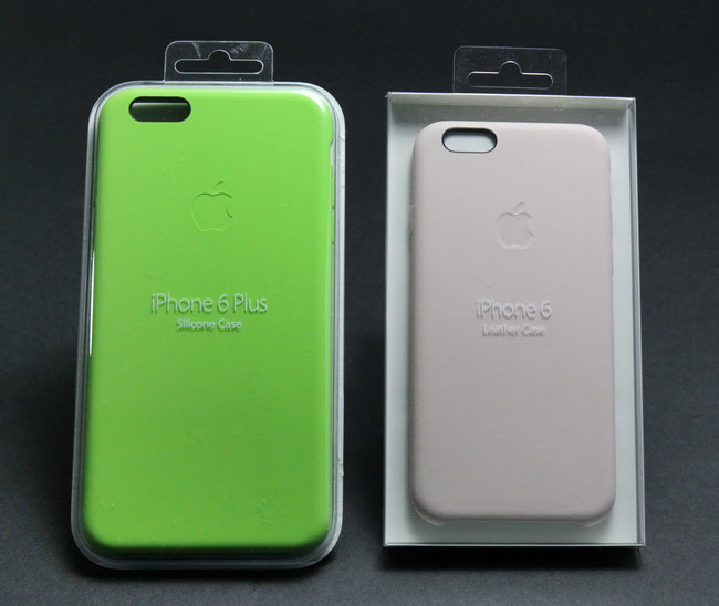 アップル純正カバー 左はiphone 6 Plus用の シリコンケース 3800円 右はiphone 6用の レザーケース 4800円 Iphone6 Iphone6 Plusを徹底チェック 38 41 朝日新聞デジタル