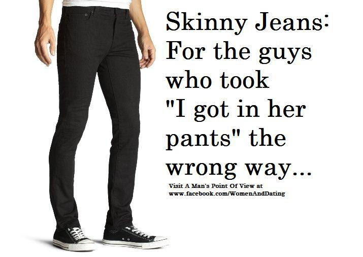skinny jeans funny