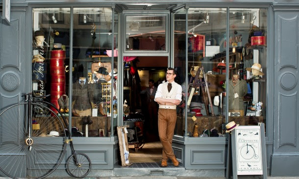Thomas Farthing, a vintage men's clothing store in London (Photo ...