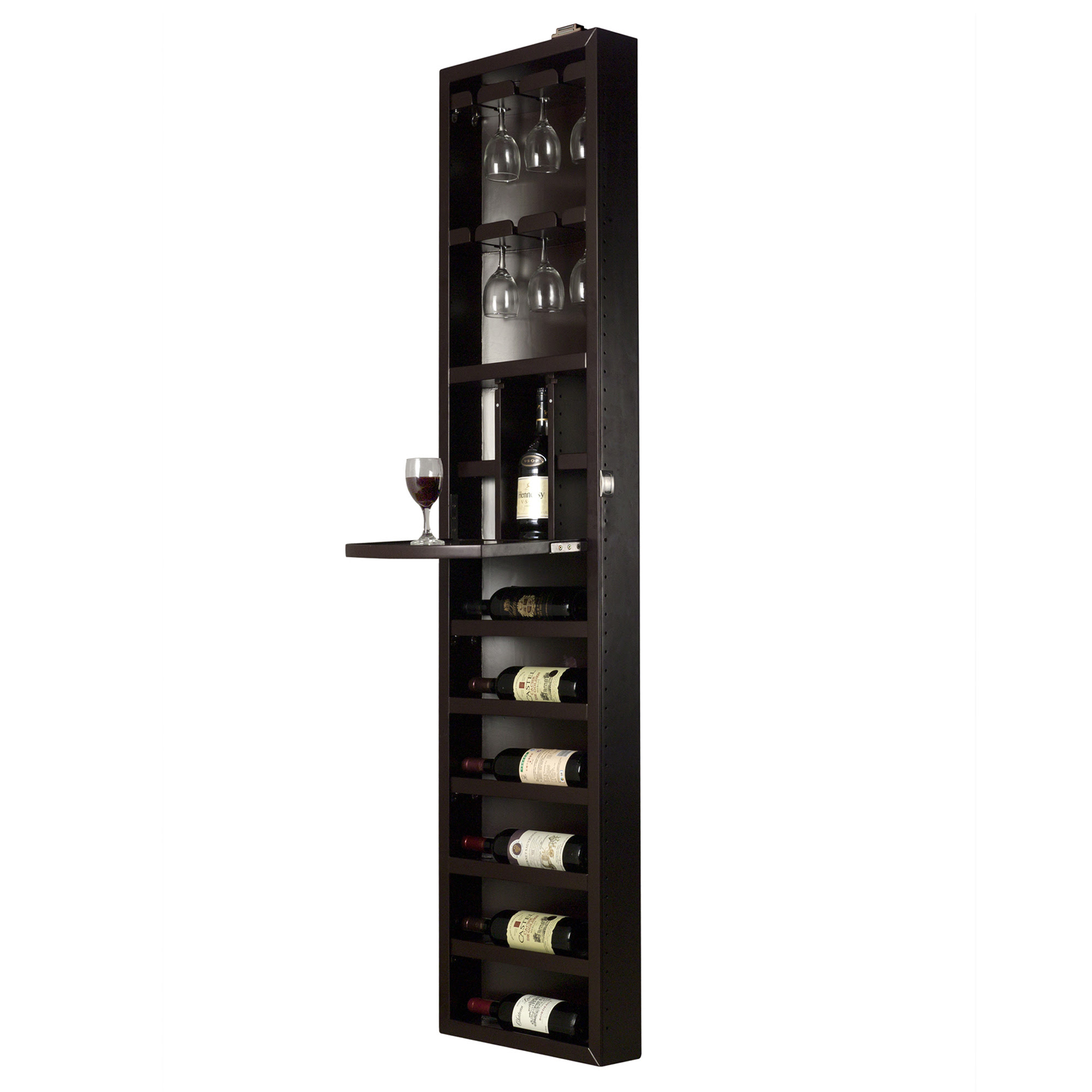Cabidor Cabidor Espresso Wine Steward Storage Cabinet ...