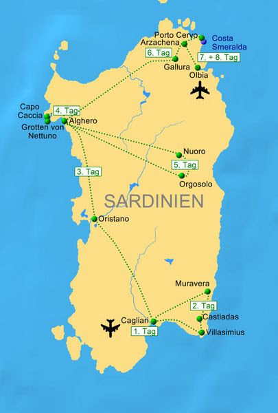 Sardinien - Ein „kleiner Kontinent" im Mittelmeer ...