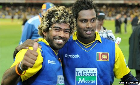Lasith Malinga and Angelo Mathews