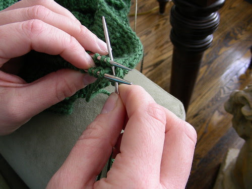 purl off knit on