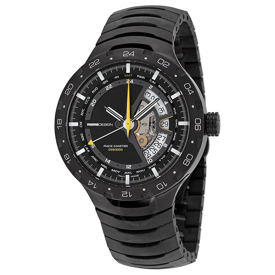 Momo Design Race Master GMT Titanium Men's Watch MD090BK ...