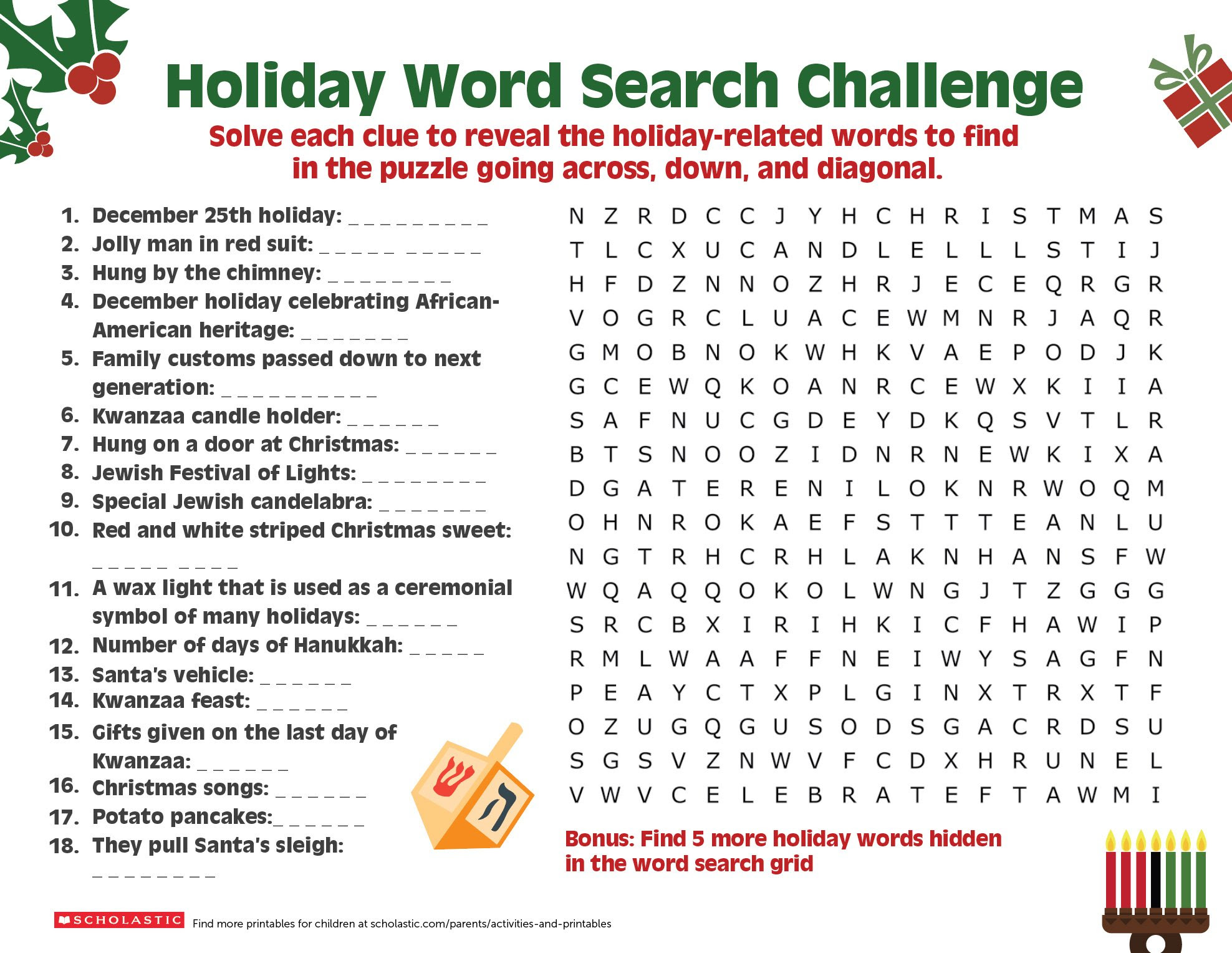 How The Grinch Stole Christmas Word Search