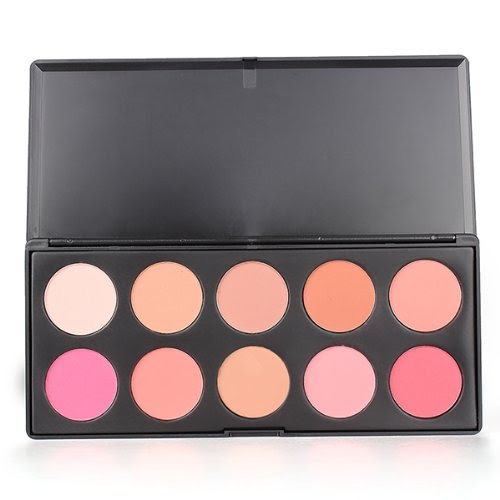  Palette 2# Rouge Fard à Joues Blusher 10 Couleurs Maquillage Cosmétique