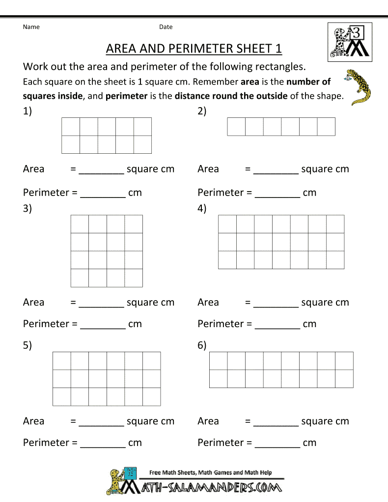 Perimeter Worksheets | Math | Pinterest