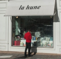 Here lies the bookshop La Hune