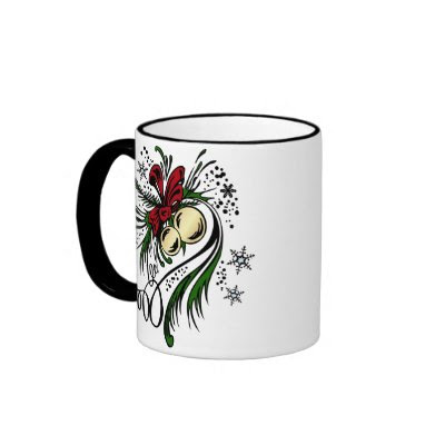 Christmas Tattoo Coffee Mugs by holiday_tshirts