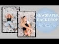 Newspaper background photoshoot poses for girls 132953