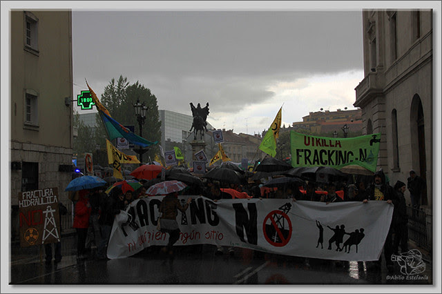 5 Manifestación contra el fracking en Burgos