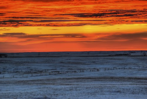 HWY 34 Sunset #2 - HDR