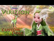 Good POKEMON ZODIAC 6 Custom Doll Repaint Capricorn Virizion Forest Spirit MH EAH OOAK, most update!